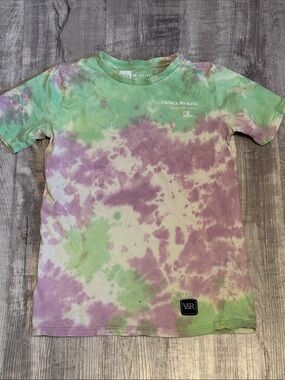 Young & Reckless Kids Tie-Dye Tee - Light Green & Lavender